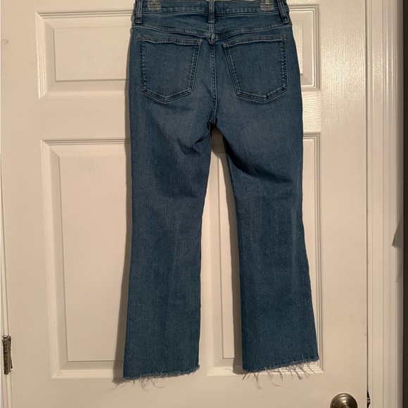 Madewell Flare Jeans in Classic Blue lady in last picture is 5’7 to give length - Picture 2 of 6